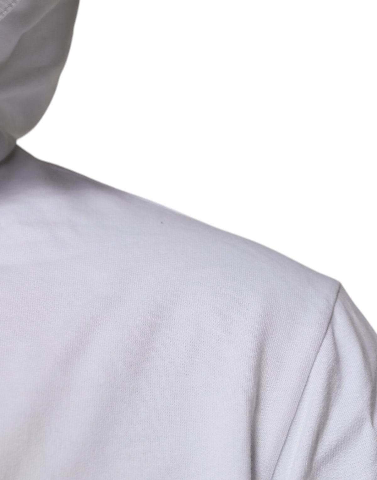 Pull en coton blanc à capuche Dolce &amp; Gabbana