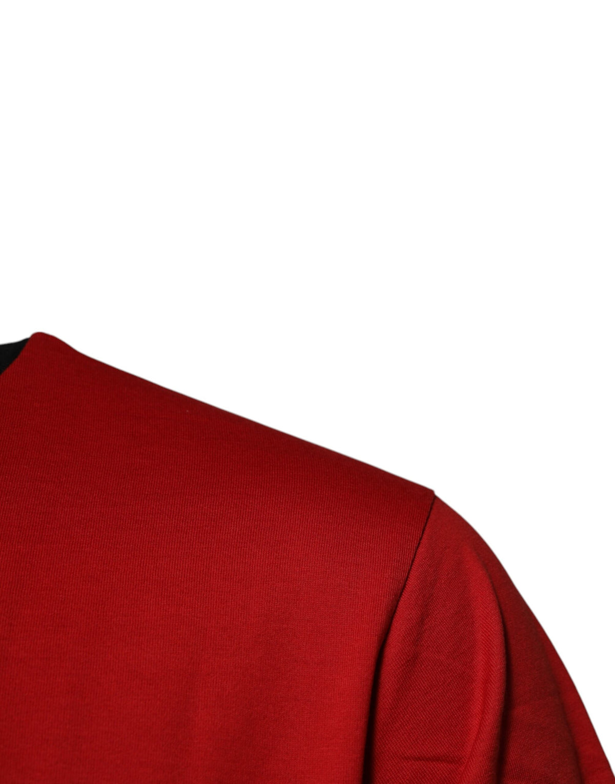 T-shirt en coton à col rond avec logo couronne rouge de Dolce &amp; Gabbana