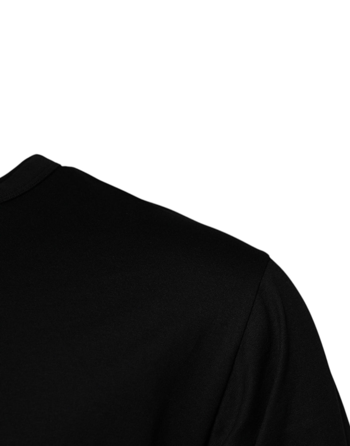 T-shirt Dolce &amp; Gabbana noir en coton à col rond #DGMILLENNIALS
