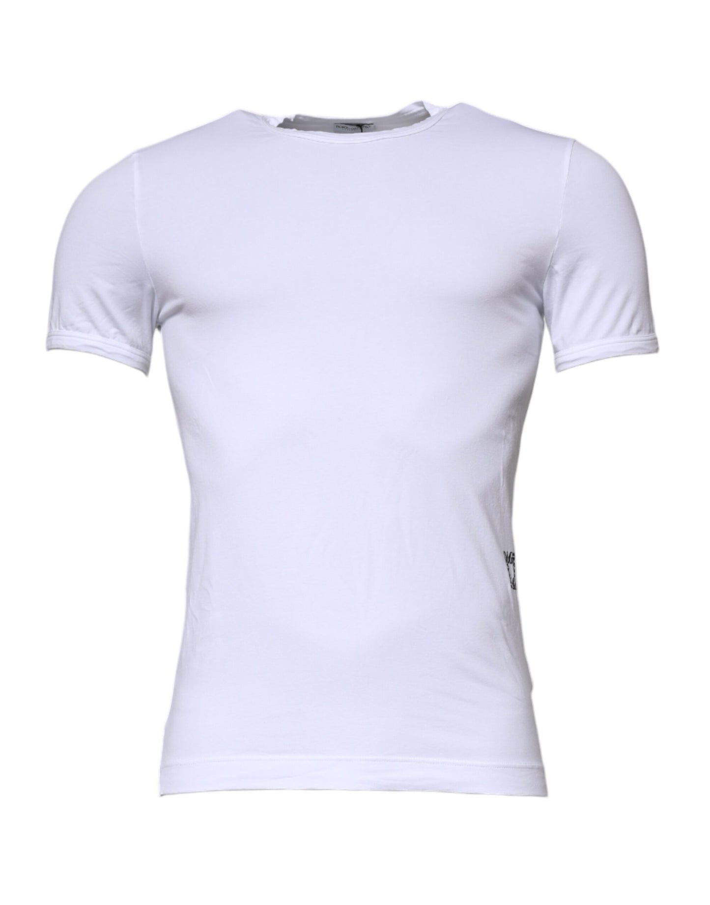 Dolce &amp; Gabbana wit stretch katoenen crewneck onderhemd