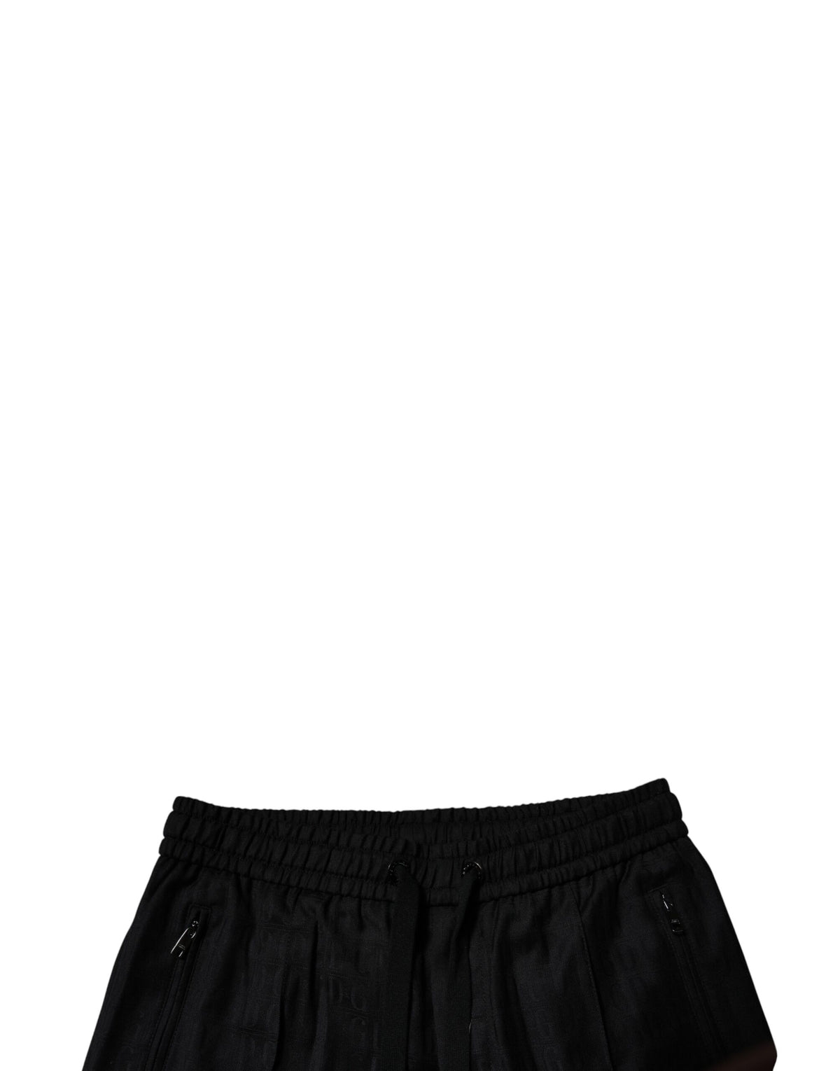 Pantalon de jogging en laine noire Dolce &amp; Gabbana