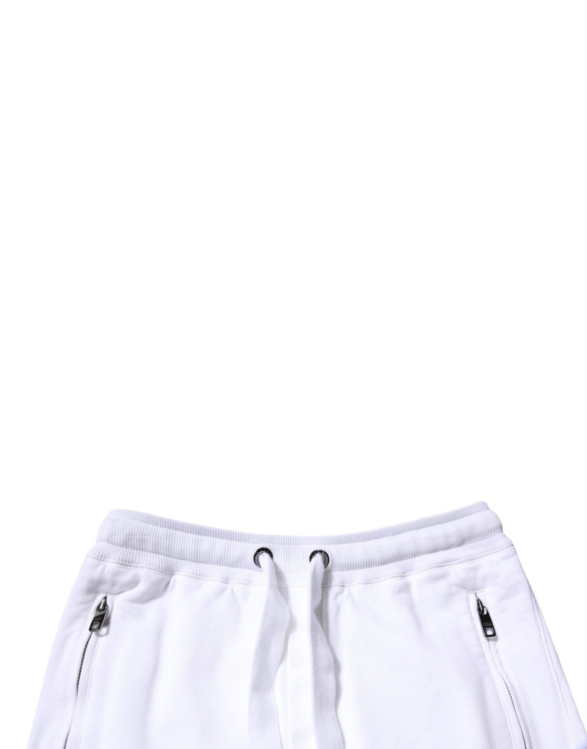 Pantalon de jogging en coton blanc avec logo Dolce &amp; Gabbana
