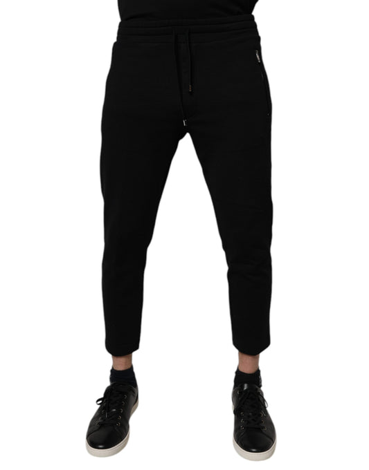 Dolce & Gabbana zwarte joggingbroek van katoen