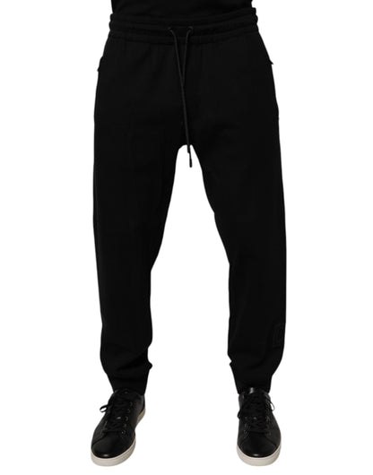 Dolce &amp; Gabbana zwarte joggingbroek van katoen