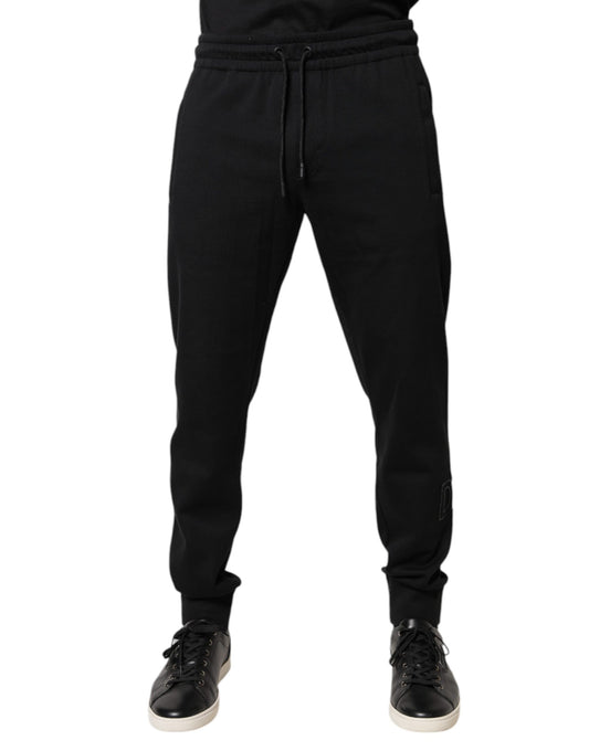 Dolce & Gabbana zwarte joggingbroek van katoen