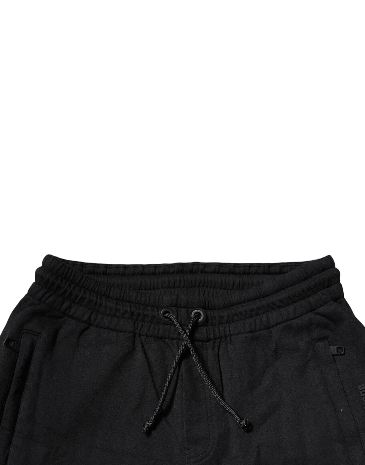 Pantalons de jogging en coton noir Dolce &amp; Gabbana