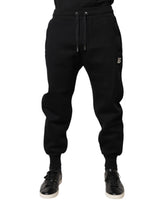 Pantalon de jogging en modal noir Dolce &amp; Gabbana