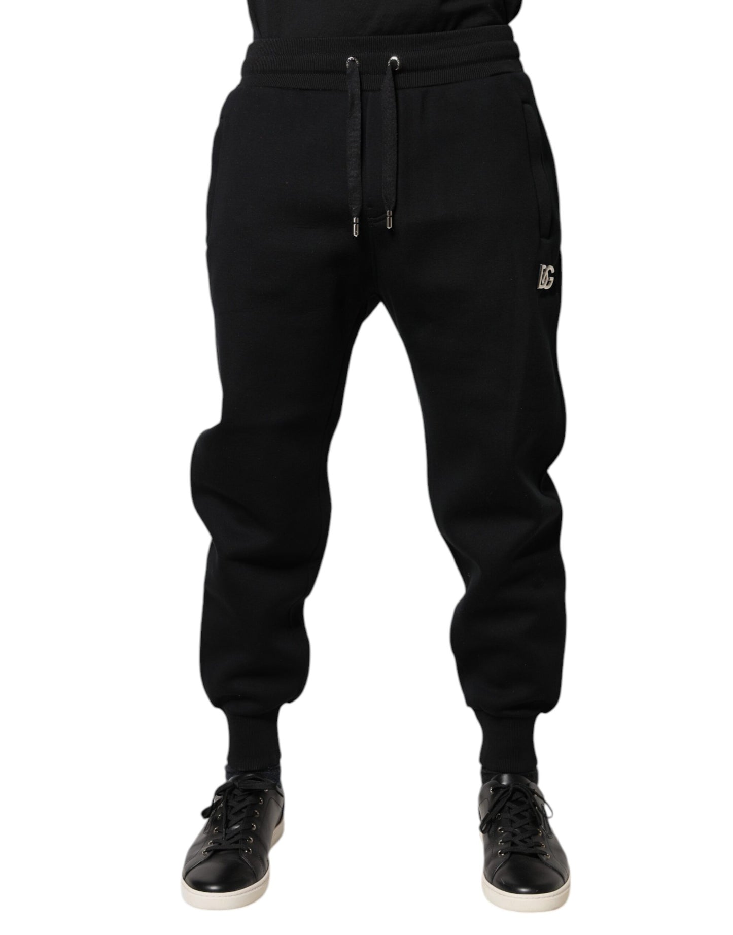 Dolce &amp; Gabbana zwarte joggingbroek van modal