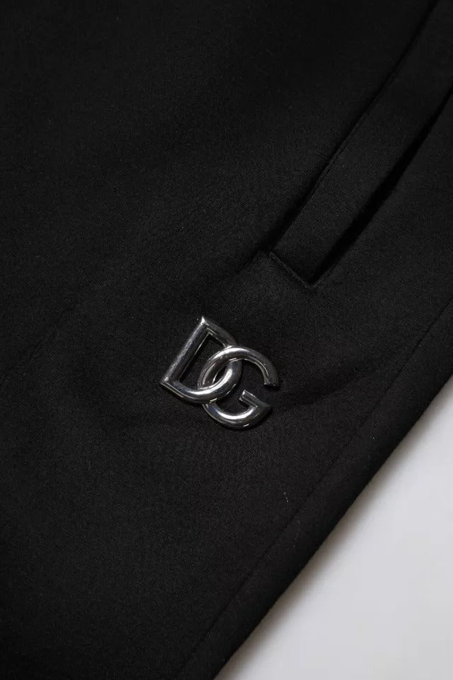Pantalon de jogging en modal noir Dolce &amp; Gabbana