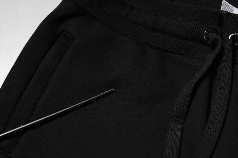 Pantalon de jogging en modal noir Dolce &amp; Gabbana