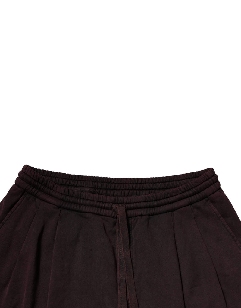 Dolce &amp; Gabbana Cargo Joggingbroek van Donkerpaarse Katoen