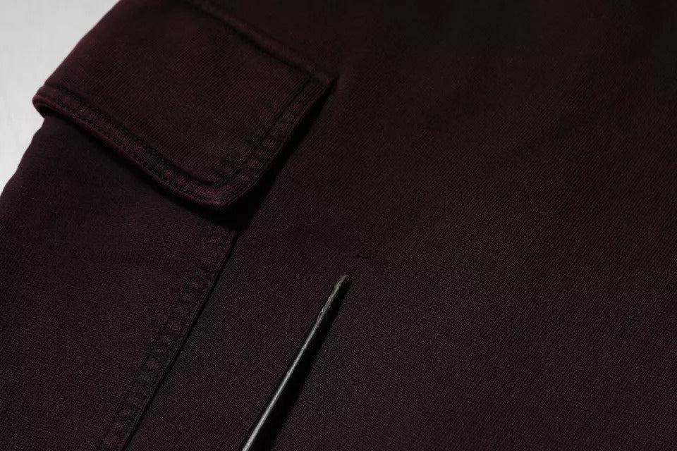 Pantalon cargo jogger en coton violet foncé de Dolce &amp; Gabbana