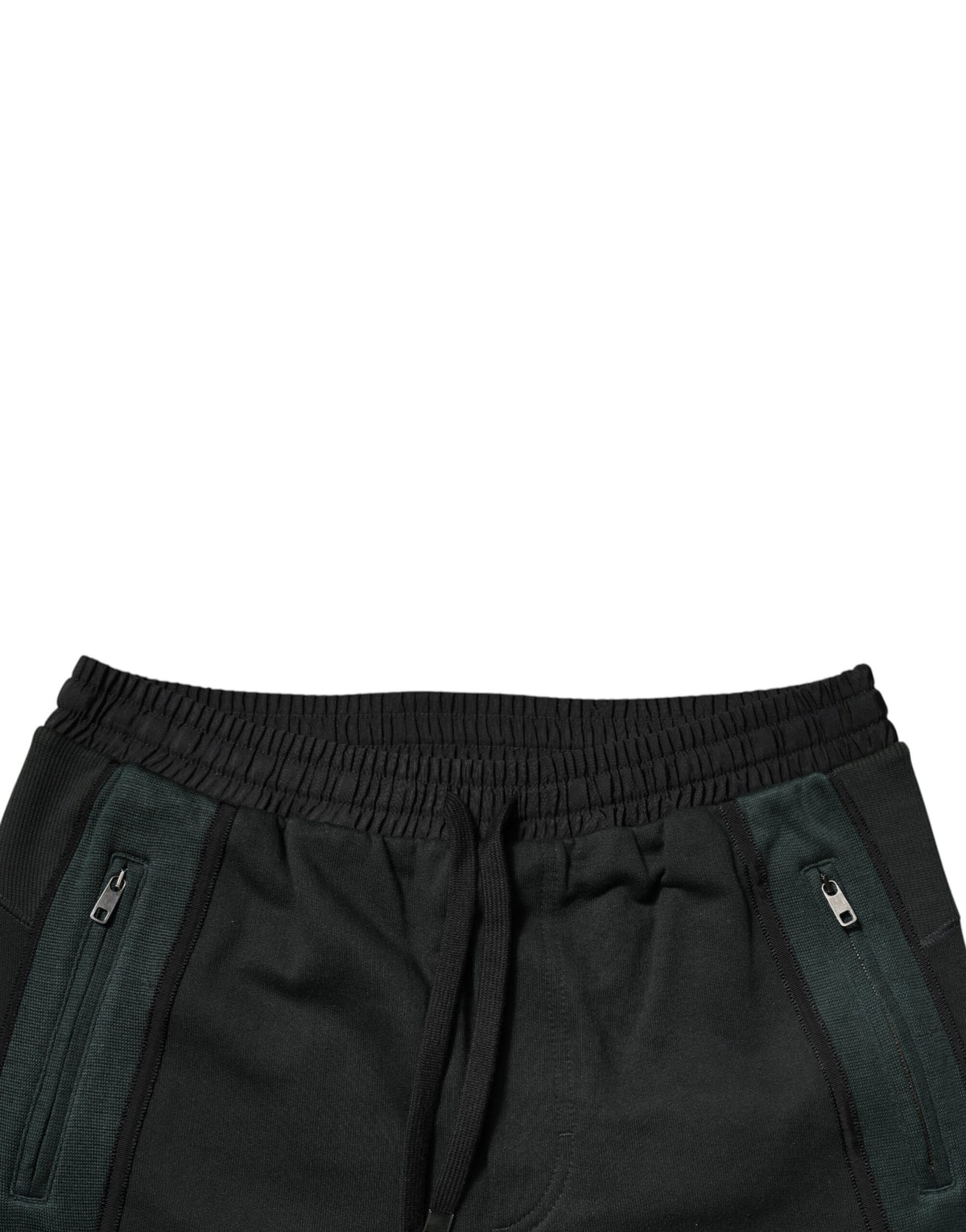 Pantalon de jogging en coton mélangé noir Dolce &amp; Gabbana