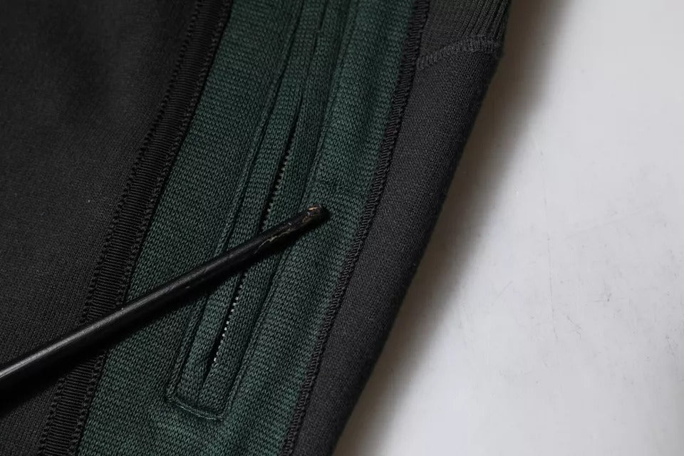 Pantalon de jogging en coton mélangé noir Dolce &amp; Gabbana