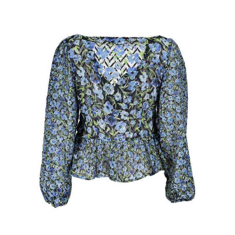 Desigual DE-1010-M Blue Polyester Sweater - Elegant Women's Fashion