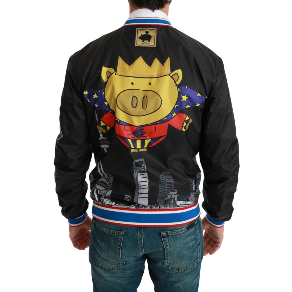 Veste en matière noire de Dolce &amp; Gabbana