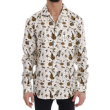 Chemise en soie multicolore Dolce &amp; Gabbana
