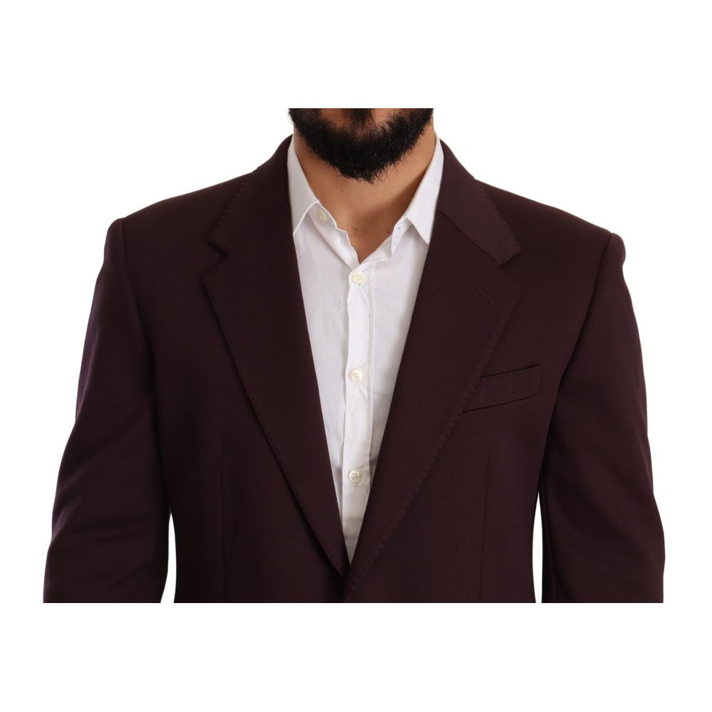Blazer en coton violet de Dolce &amp; Gabbana