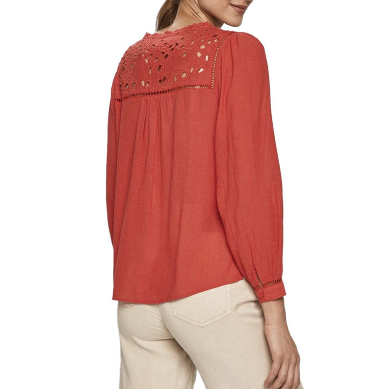 Pepe Jeans Red Viscose Shirt for Women - Stylish & Comfortable