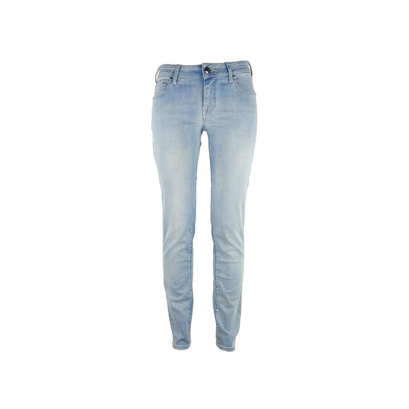 Jacob Cohen Blue Cotton Skinny Pant for Women - Stylish Comfort