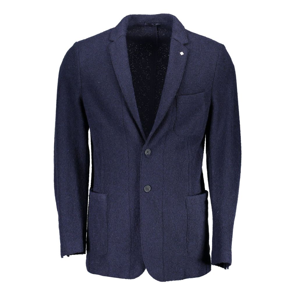 Blazer en laine bleue Gant