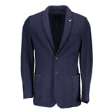 Blazer en laine bleue Gant