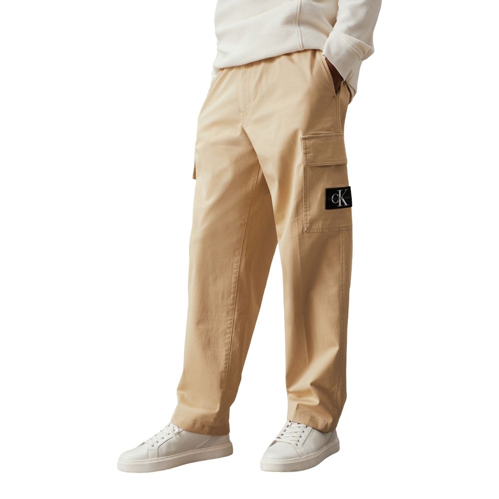 Jean et pantalon en coton beige Calvin Klein