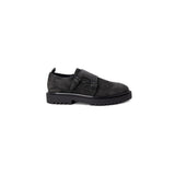 Antony Morato Black Leather Flat Slip On Shoes for Men