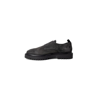 Antony Morato Zwarte Lederen Slippers