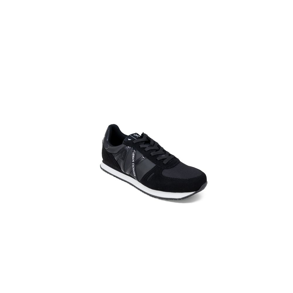 Armani Exchange Black Polyester Sneaker - Élégance et Confort