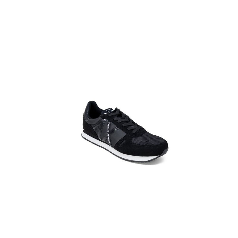 Armani Exchange Black Polyester Sneaker - Élégance et Confort