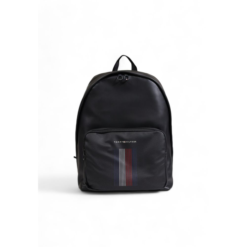 Sac à dos en polyester noir Tommy Hilfiger