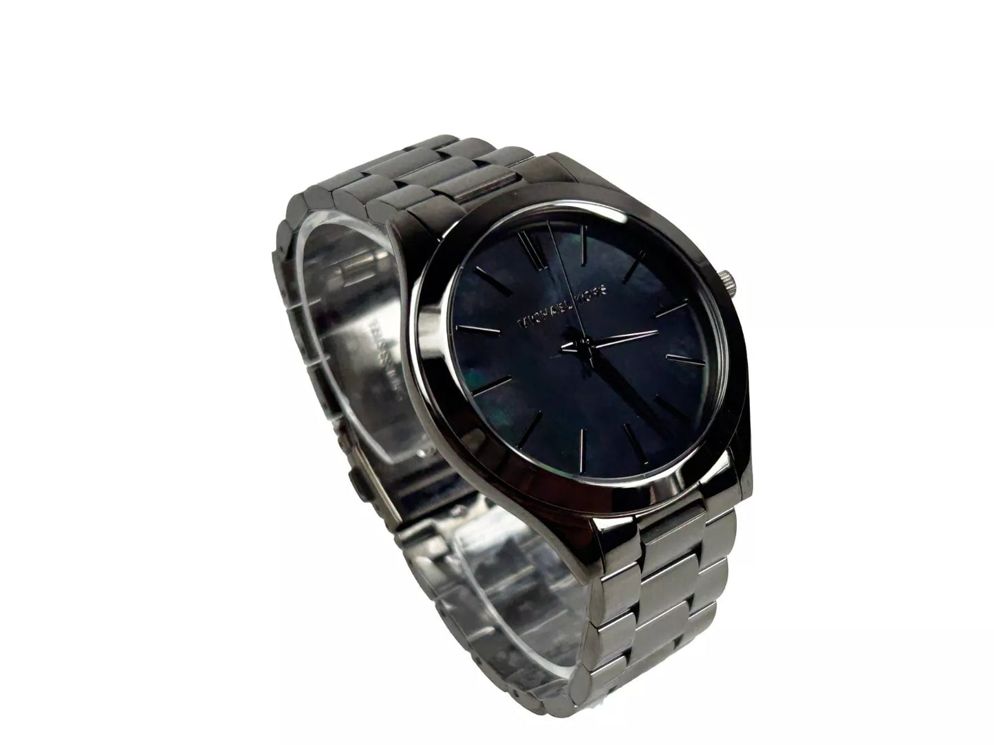 Montre Michael Kors Slim Runway en acier inoxydable couleur bronze MK3413