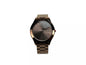 Montre Michael Kors Slim Runway en acier inoxydable marron MK3418