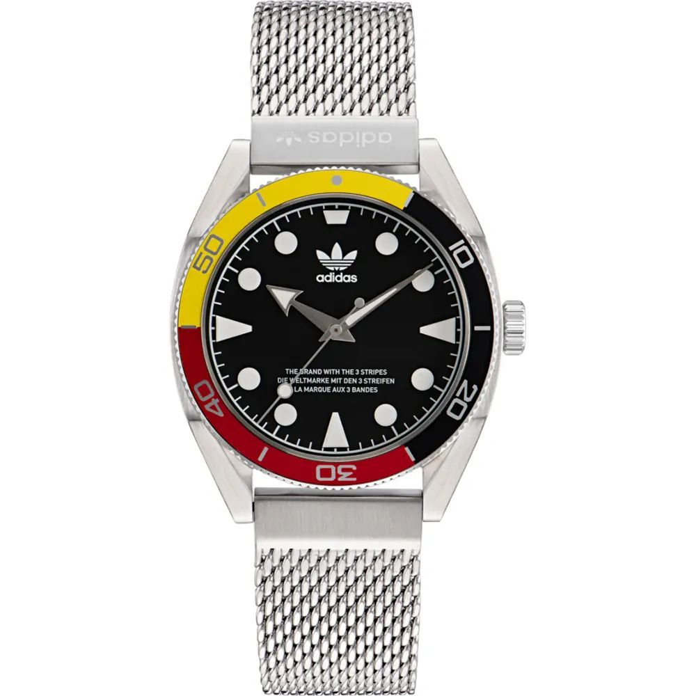 Adidas Grijs Roestvrijstalen Horloge