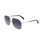 Lunettes de soleil Levi's grises en acier inoxydable
