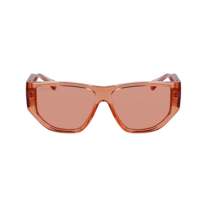 Lunettes de soleil injectées orange Ferragamo