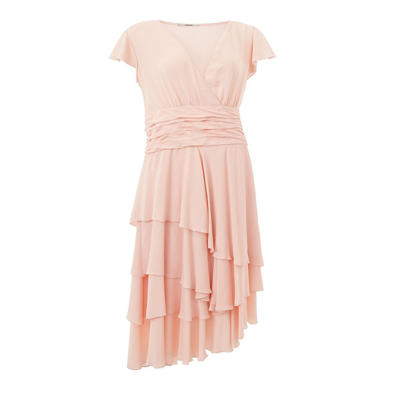 Lardini Elegant Pink Acetate Dress - Sophisticated Style