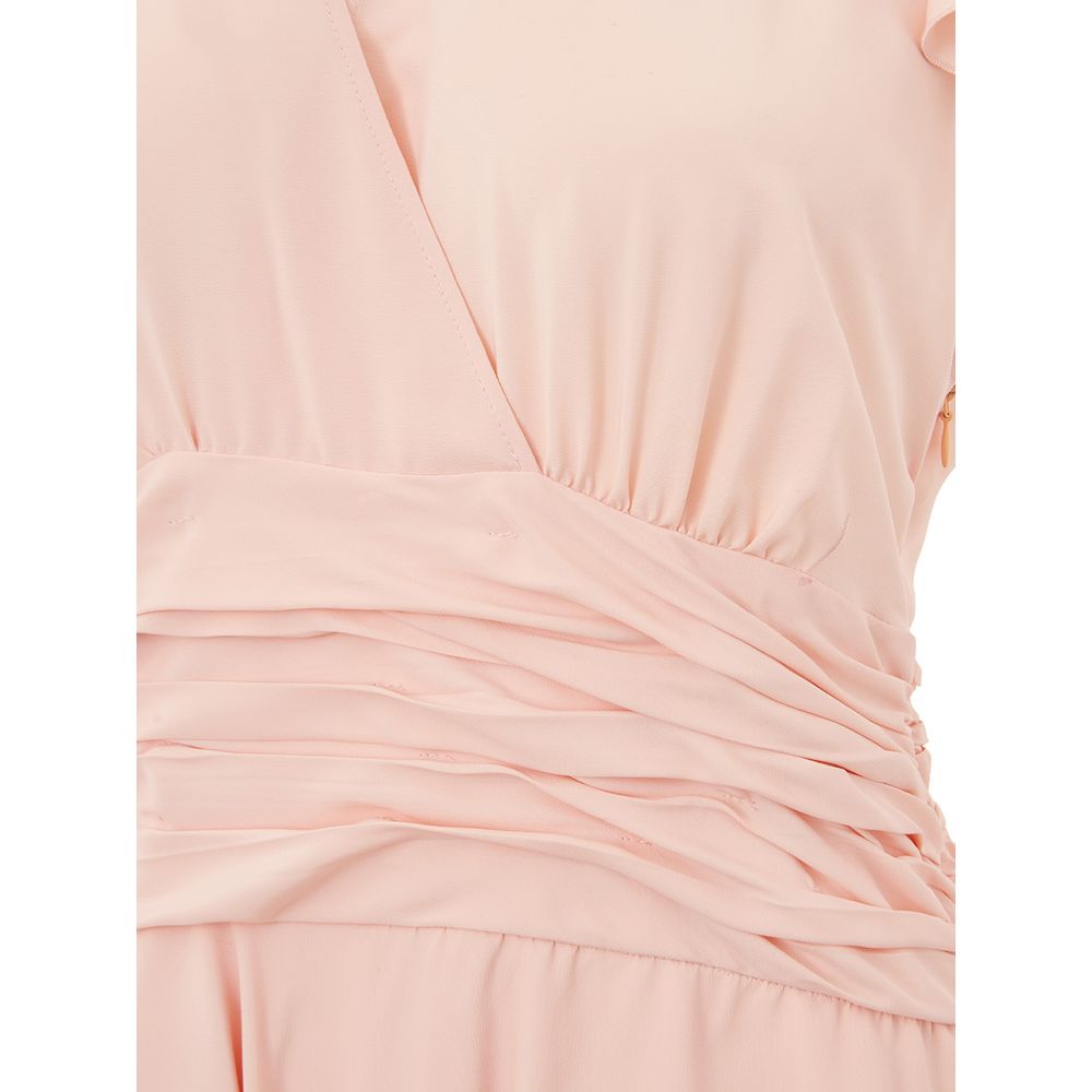 Robe en Acétate Rose Élégante Lardini - Style Sophistiqué