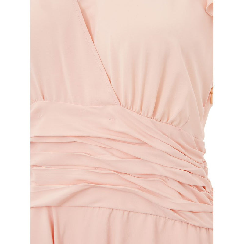 Lardini Elegant Pink Acetate Dress - Sophisticated Style