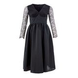 Lardini Elegant Black Polyester Dress for Upscale Events