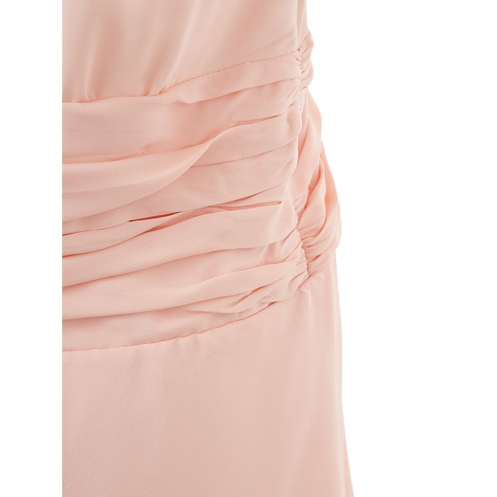 Robe en Acétate Rose Élégante Lardini - Style Sophistiqué