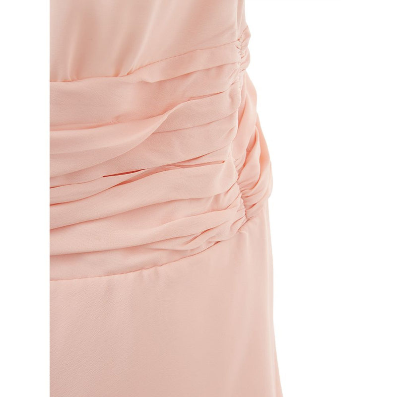 Lardini Elegant Pink Acetate Dress - Sophisticated Style