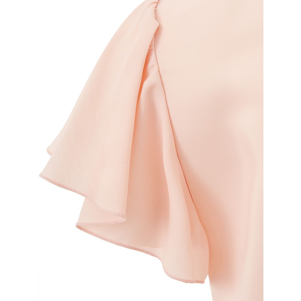 Robe en Acétate Rose Élégante Lardini - Style Sophistiqué