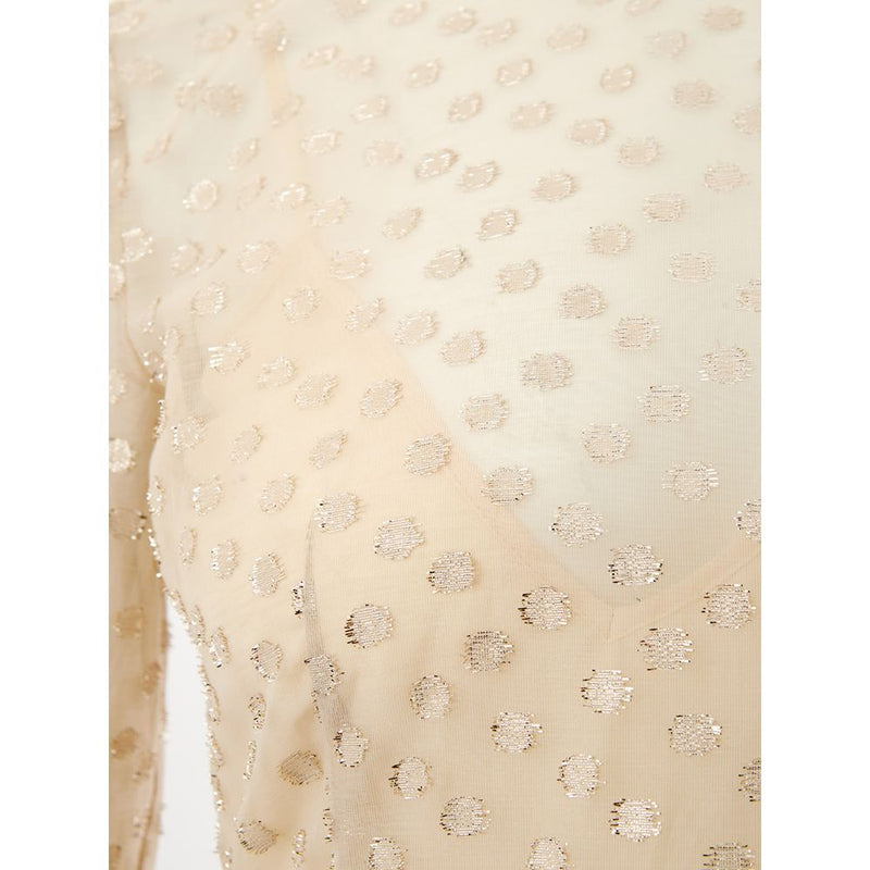 Lardini Beige Cotton Elegance Dress - Versatile and Timeless