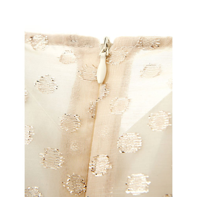 Lardini Beige Cotton Elegance Dress - Versatile and Timeless