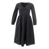 Robe Noire Élégante Lardini pour Femmes - Sophistication Intemporelle