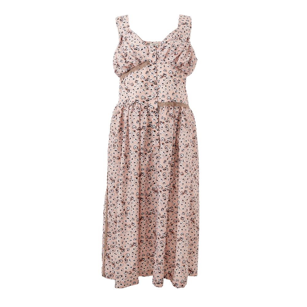 Robe Élegante en Acétate Rose Lardini pour Soirées