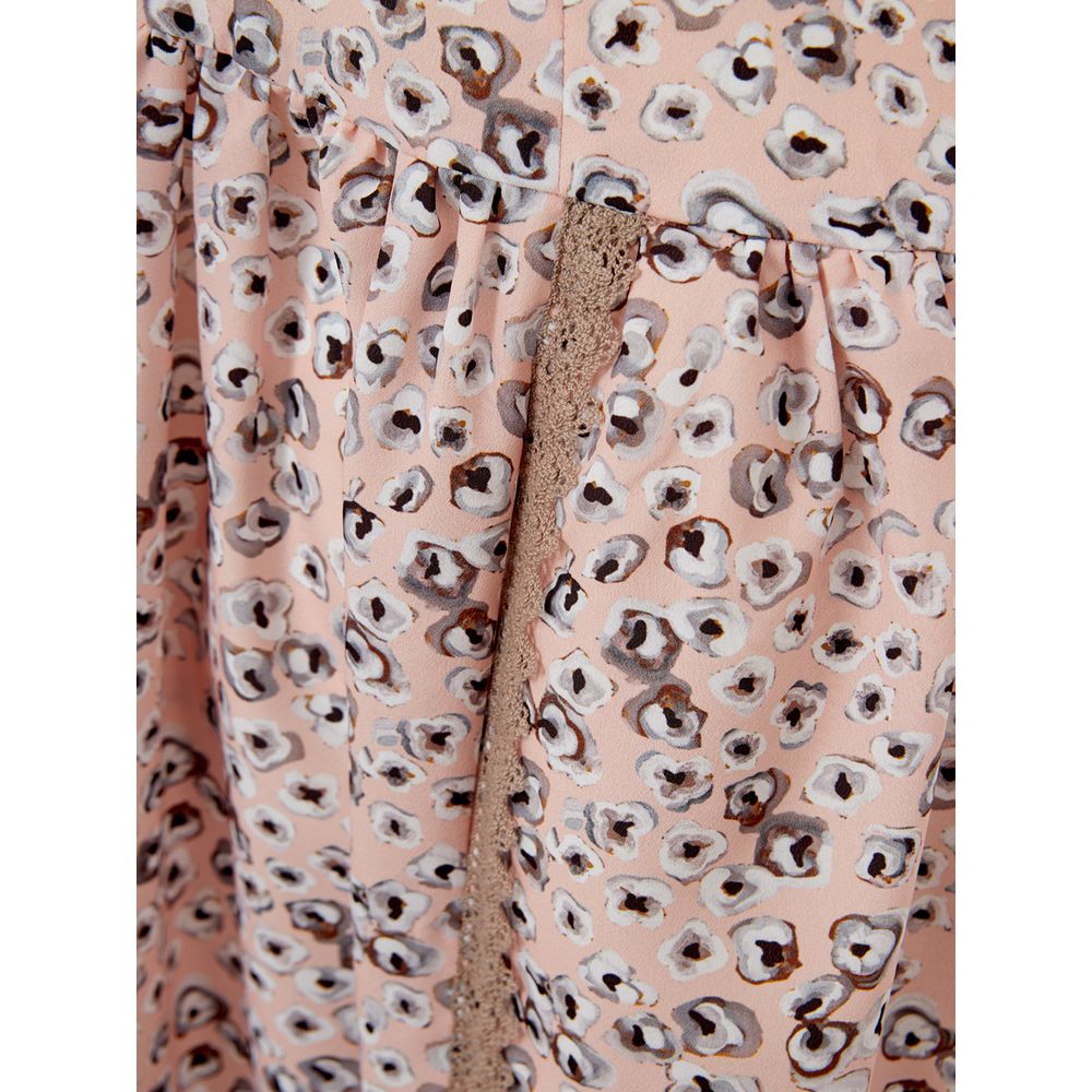 Robe Élegante en Acétate Rose Lardini pour Soirées