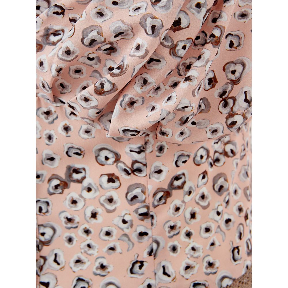 Robe Élegante en Acétate Rose Lardini pour Soirées